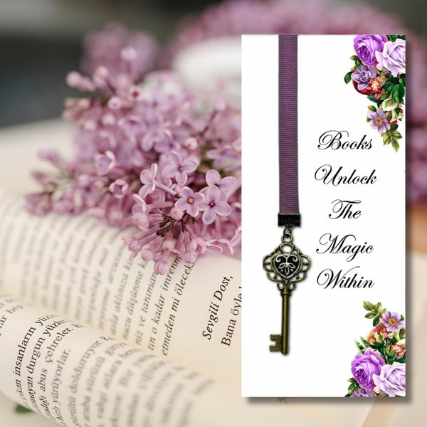 KEY RIBBON BOOK MARK