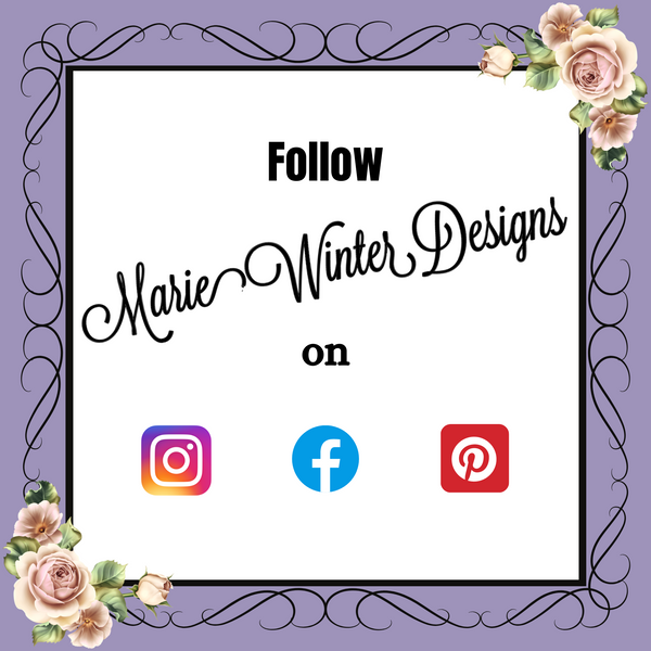 Follow Marie Winter Designs on: Instagram, Facebook, Pinterest