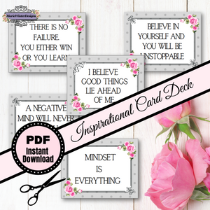 PDF instant inspirational card deck 